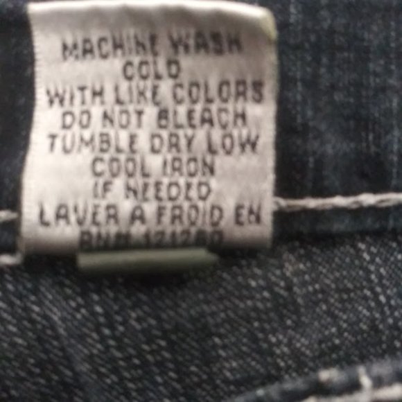 Y-Jeans women's size 15 (juniors) S. Skinny dark blue jeans - Picture 12 of 14